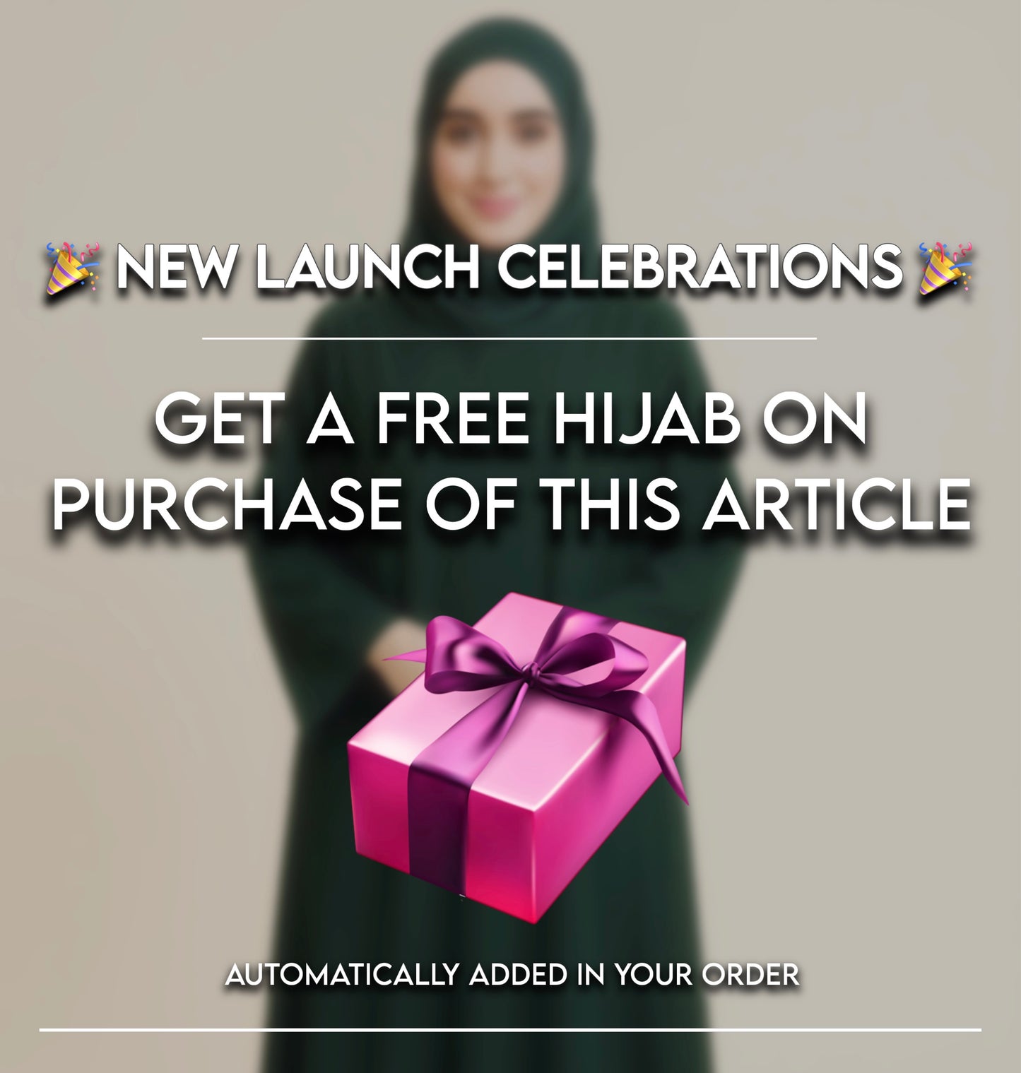 Kaftan - Bottle Green (Free Hijab 🎁)