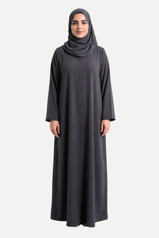 gray abaya