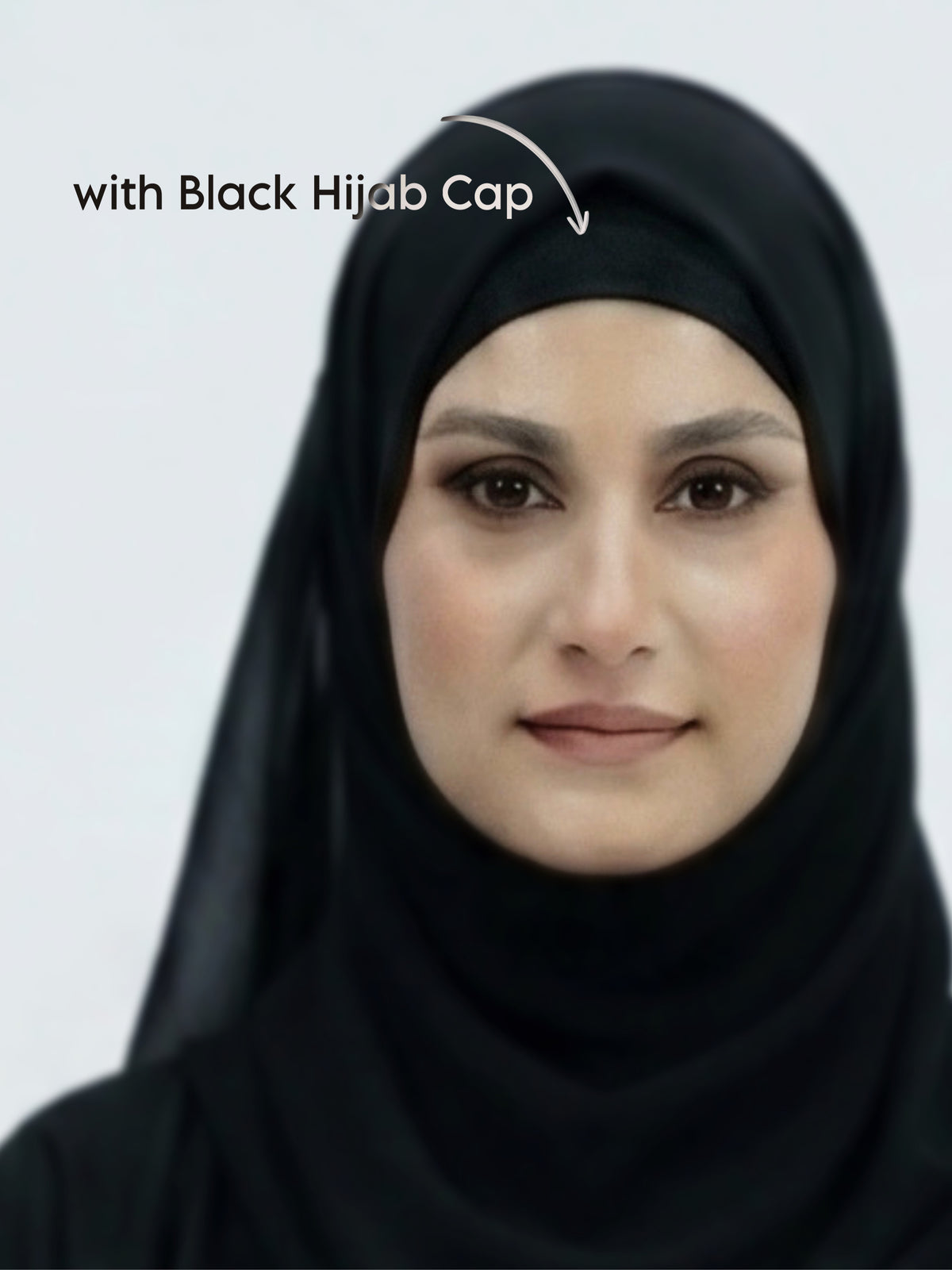 Front Open Abaya - Black
