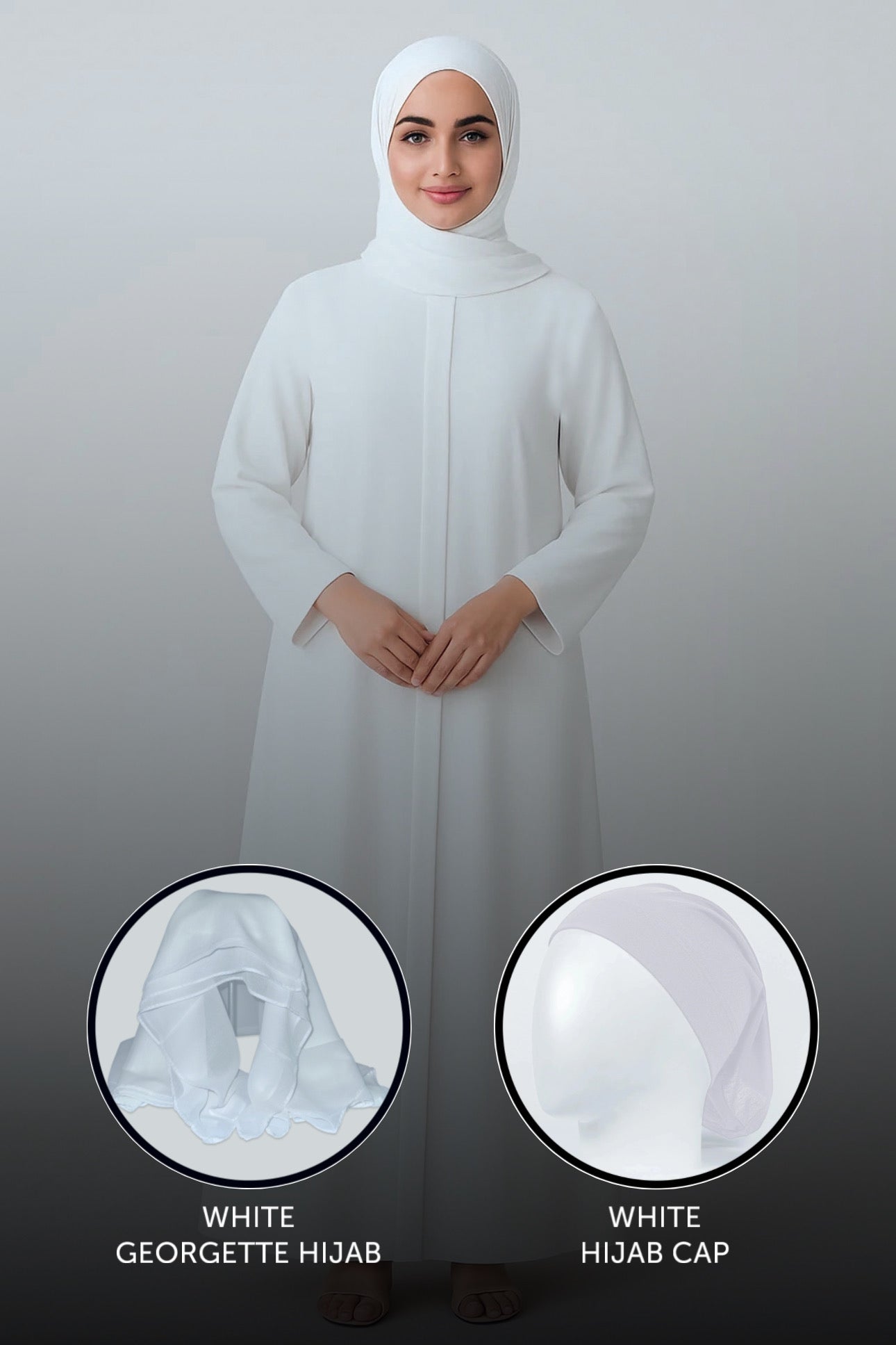Abaya - White