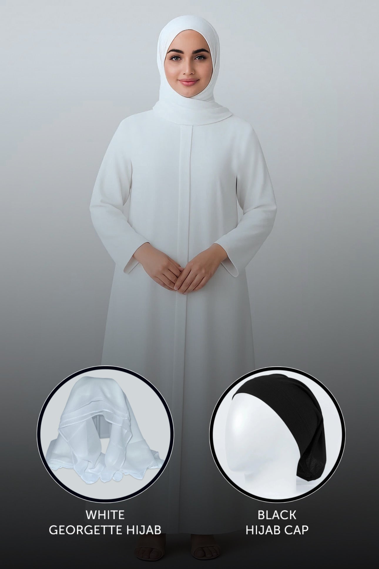 Abaya - White