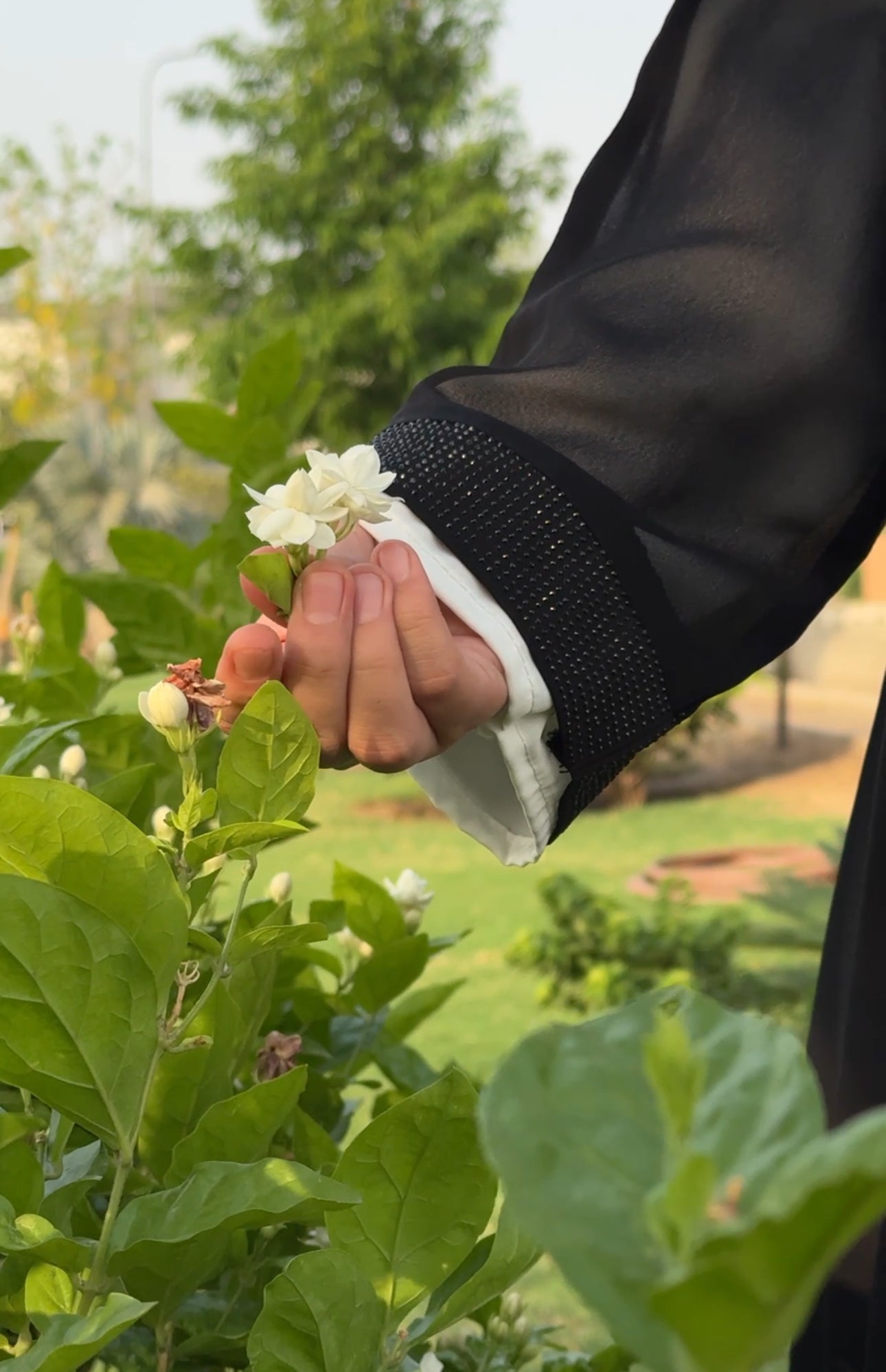 Double Abaya - White Inner