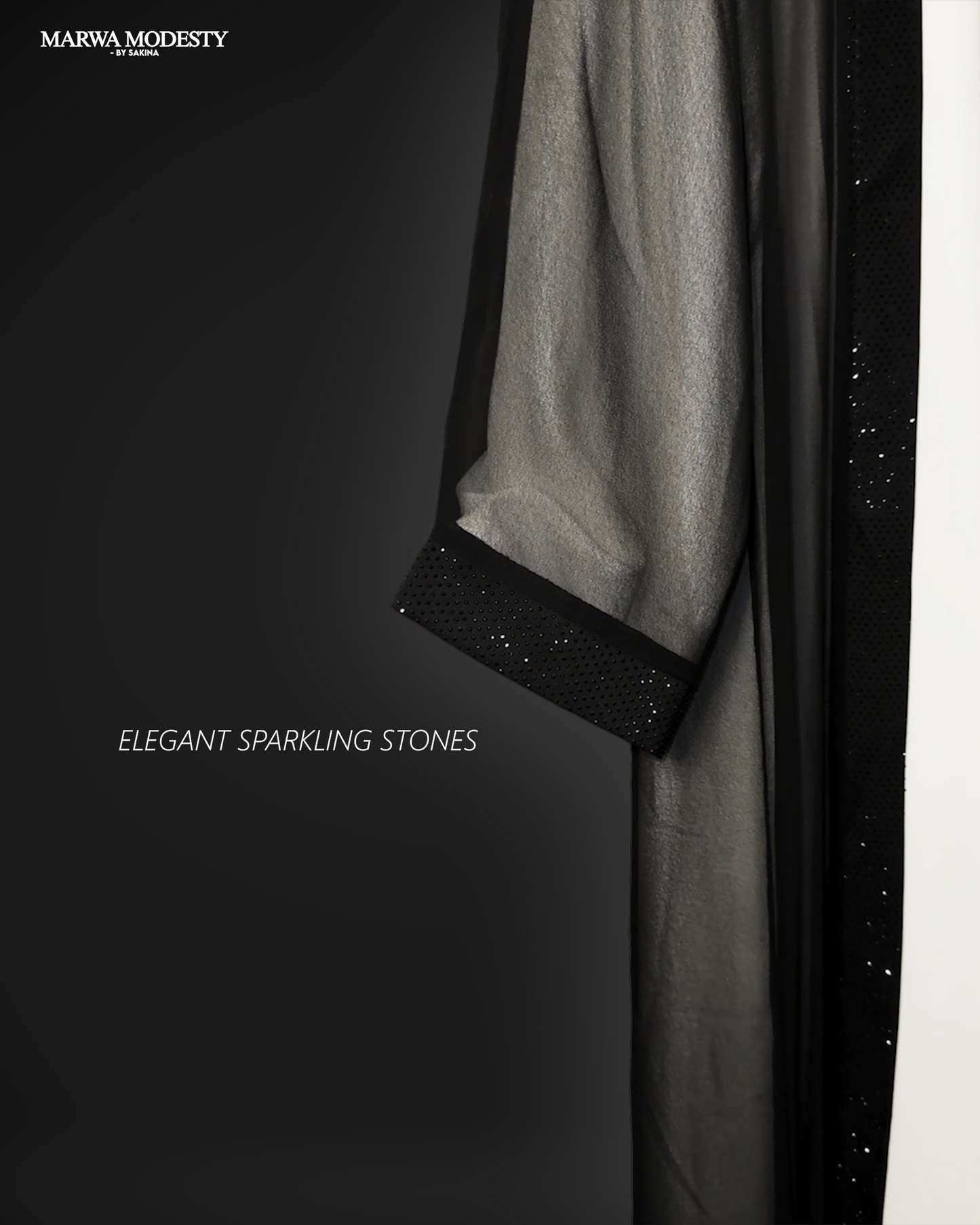 Double Abaya - White Inner