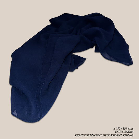 Georgette - Navy Blue