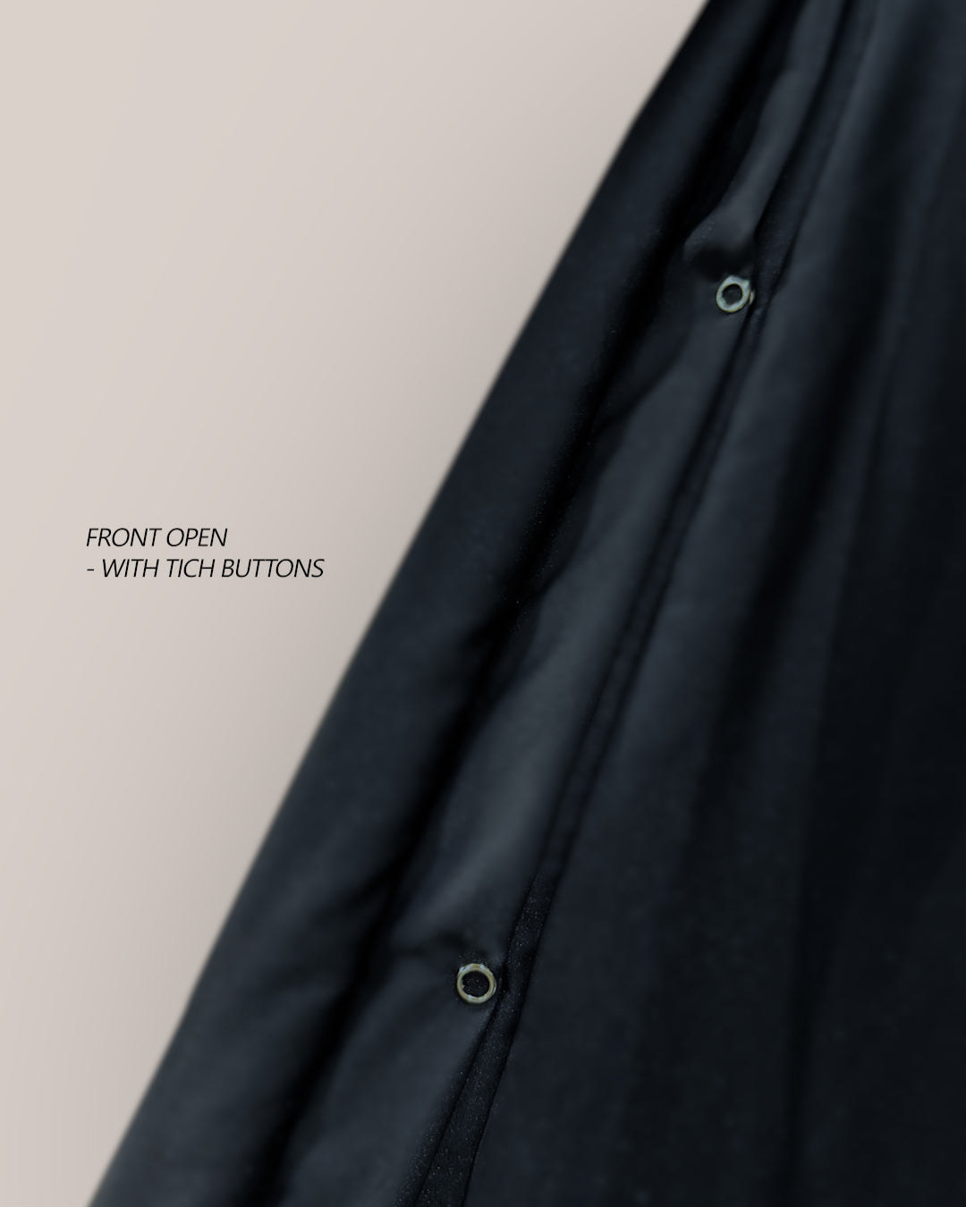 Abaya - Zinc with Hijab & Cap