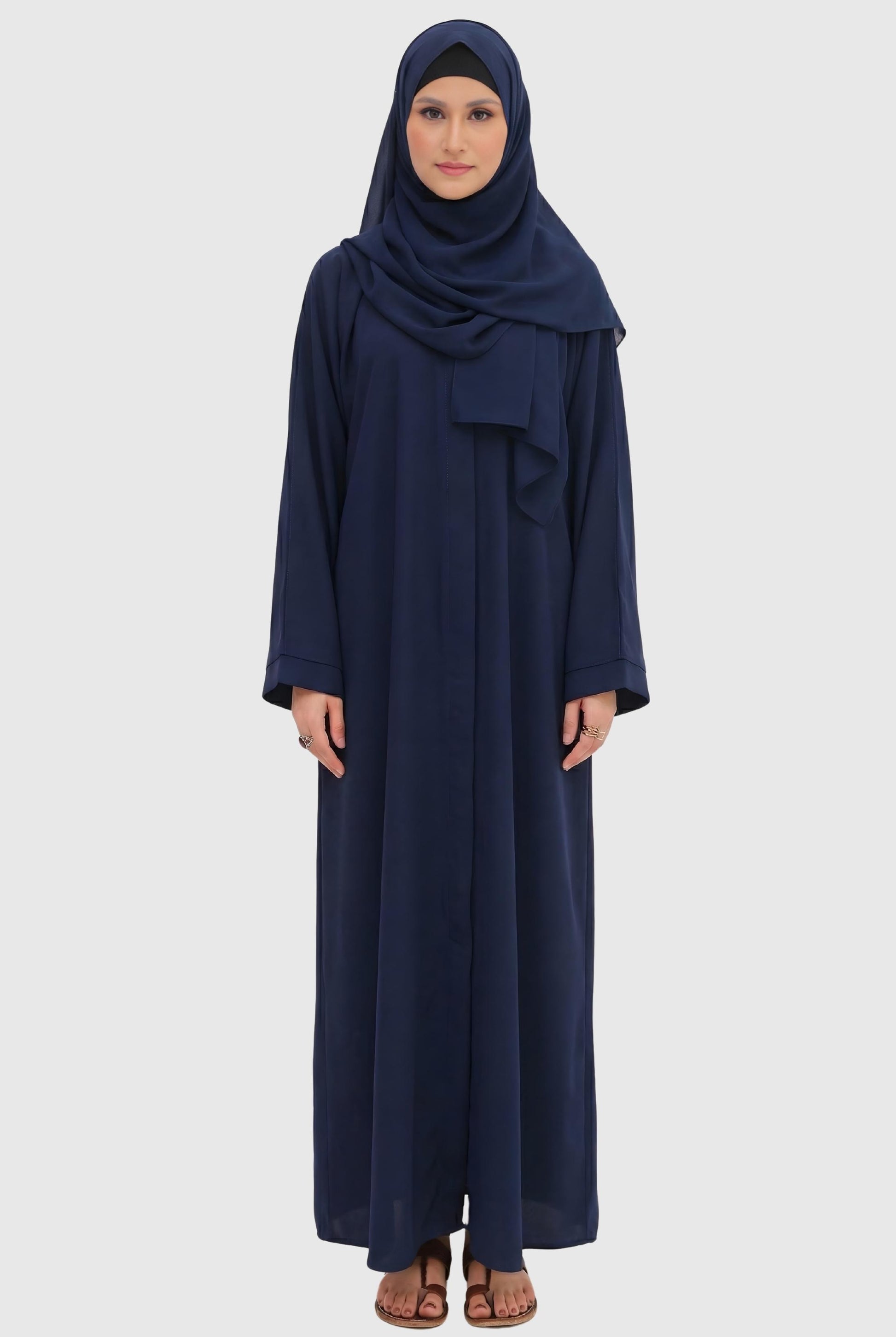 navy blue abaya