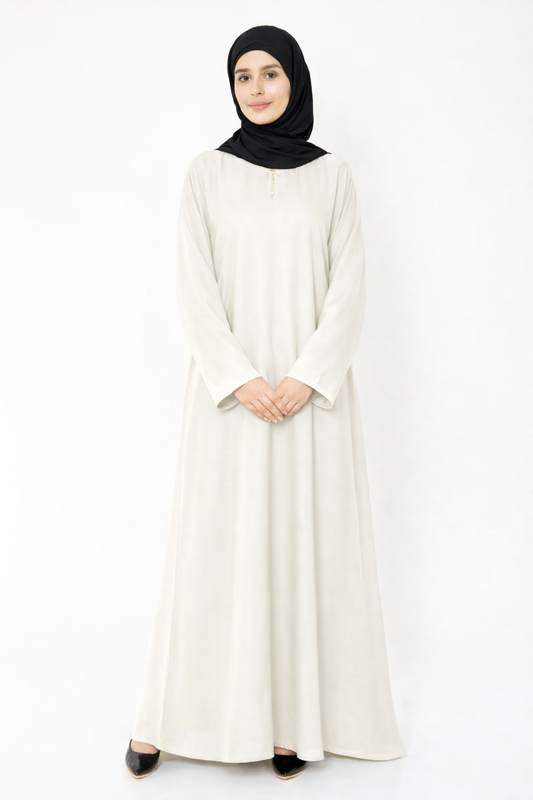 Closed Abaya - OffWhite