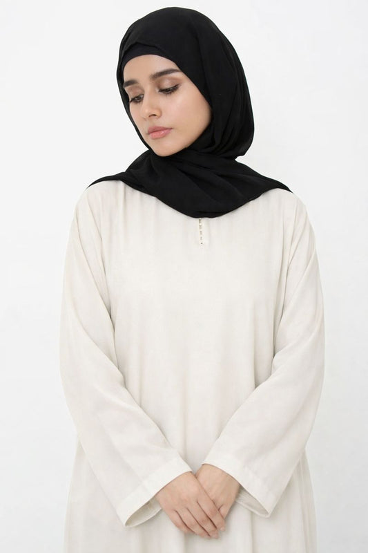 Closed Abaya - OffWhite