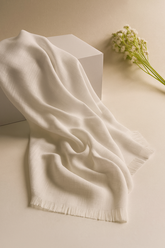 Turkish Lawn Hijab - OffWhite