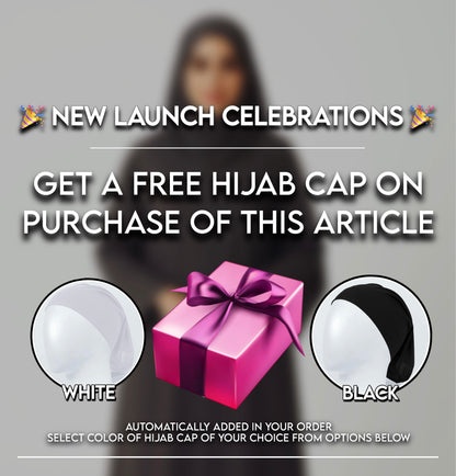Abaya - Gray (Free Cap🎁)