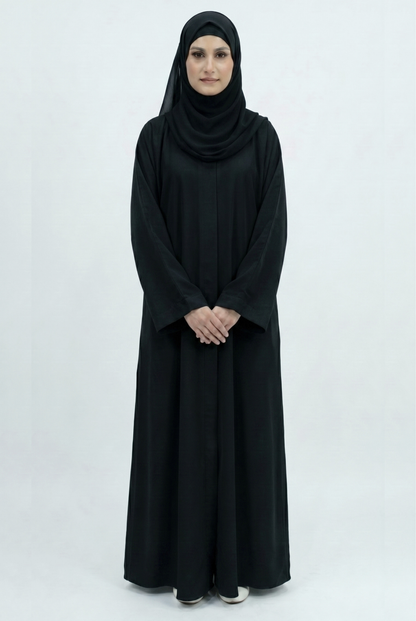 Abaya - Black with Hijab & Cap