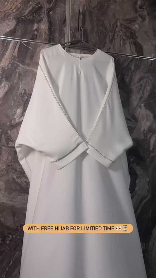 Kaftan with Stones - Off White